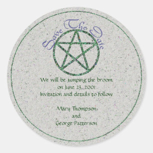 Save the Date Handfasting Aufkleber