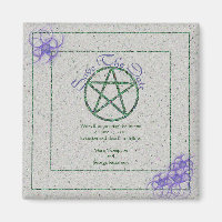 Save the Date Handfasting Magnet