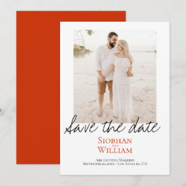 Save the Date Handgeschriebenes Personalisiertes F
