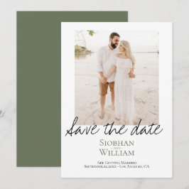 Save the Date Handgeschriebenes Personalisiertes F