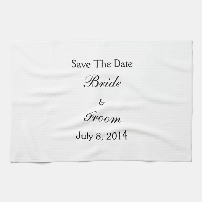 Save The Date Handtuch (Horizontal)