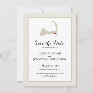 Save The Date Harwich Wequassett Cape Cod MARIAGE