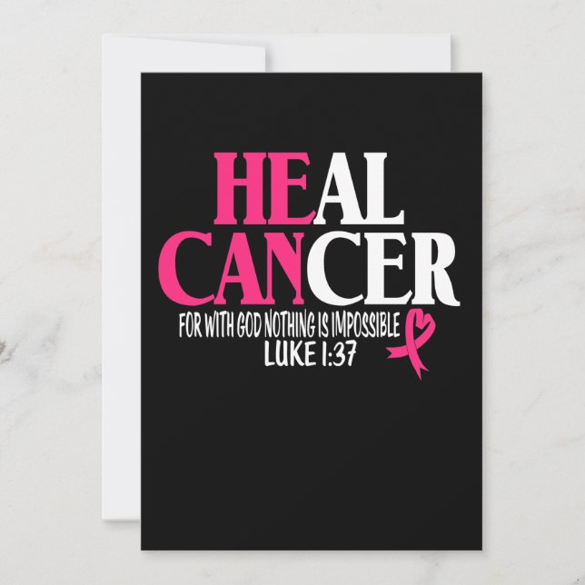 Save The Date Heal Cancer With God Nothing Is Impossible (4) (Devant)