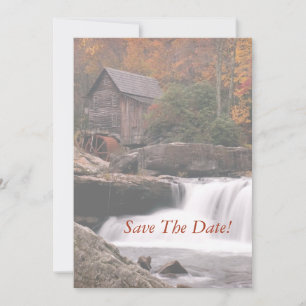 Save the Date, Herbst im Land Hochzeit Einladung