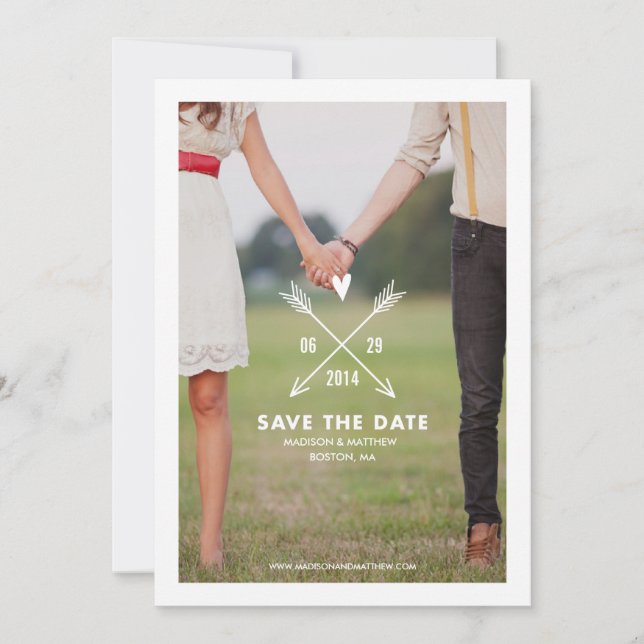 Save The Date Hipsters | Annonce de sauvegarde de la date (Devant)