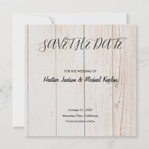 Save the Date Hochzeit Berufliches klassisches Hol