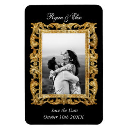 Save the Date - Hochzeit - Einzigartiger Kühlschra Magnet
