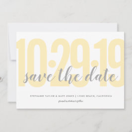 Save the Date, Hochzeit, gelb Save The Date