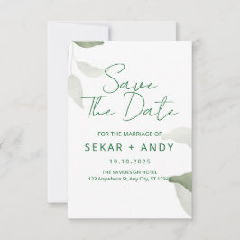 Save the Date Hochzeitblatt