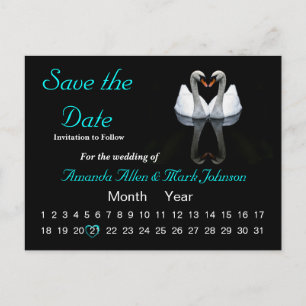 Save the Date, Hochzeitsankündigung Ankündigungspostkarte