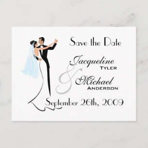 Save the Date Hochzeitseinladung Postkarte