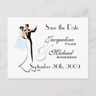 Save the Date Hochzeitseinladung Postkarte