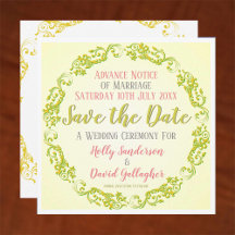 Save the Date Hochzeitseinladungen Rundschreiben