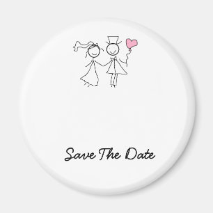 Save the Date Hochzeitsmagnete Magnet