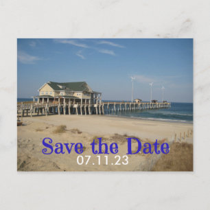 Save the Date Hochzeitsplattform Foto Post Card Ankündigungspostkarte