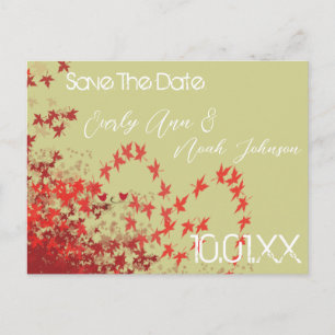 Save the Date Hochzeitspostkarten Ankündigungspostkarte