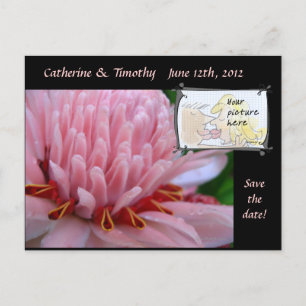Save the Date Hochzeitspostkarten Benutzerdefinier Ankündigungspostkarte