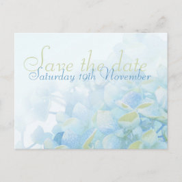 Save the Date Hydrangea-Postkarte Ankündigungspostkarte