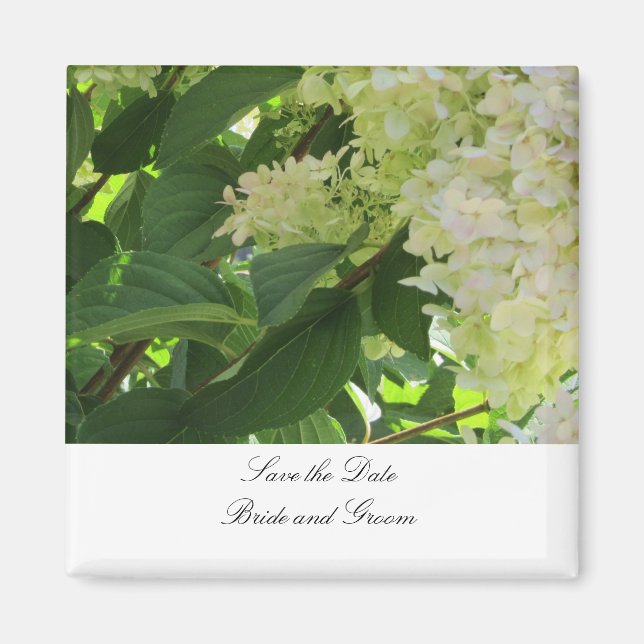 Save the Date Hydrangeas Magnet (Vorne)