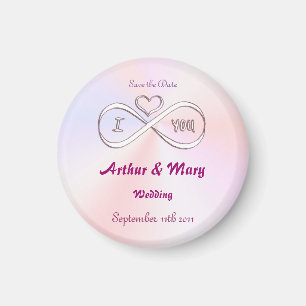Save the Date ich Liebe Sie unendlich Magnet