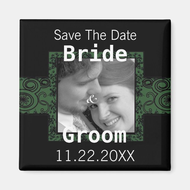 Save the Date Ihr Foto Magnet - (Vorne)