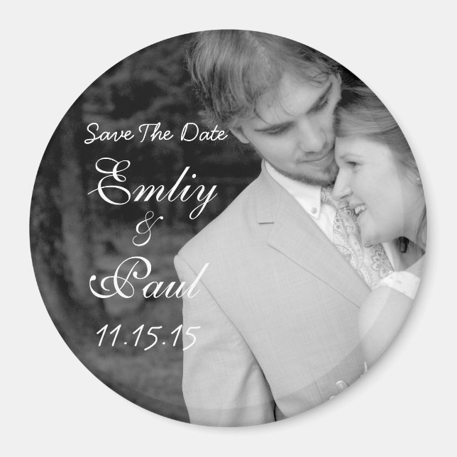 Save the Date Ihr Foto Magnet (Vorne)