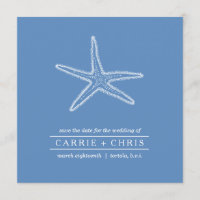 Illustration Starfish Enregistrer la date