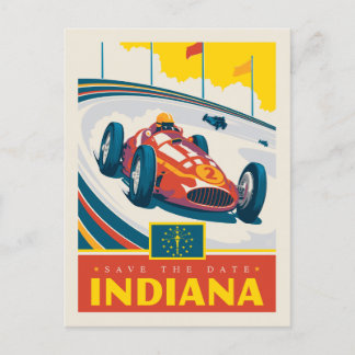 Save The Date | Indiana Einladungspostkarte