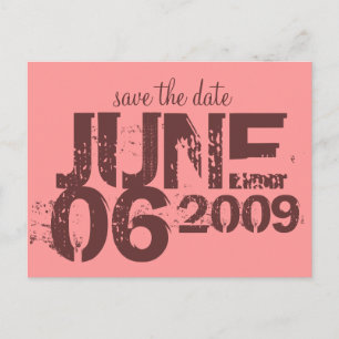 Save the Date - Individuell Ankündigungspostkarte