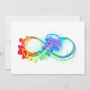 Save The Date Infinity avec Rainbow Jellyfish