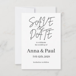SAVE THE DATE Invitation Einladung