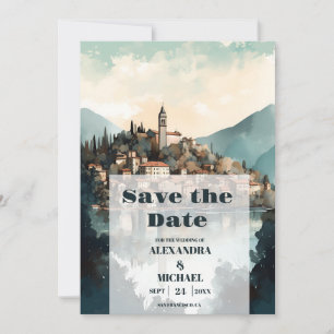 Save The Date Italie Lac de Côme Destination Mariage