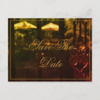 Save the Date Italienisch Feel Villa Postcard