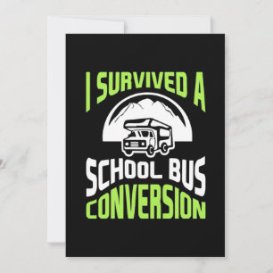 Save The Date J'Ai Survécu À Une Conversion De Bus Scolaire