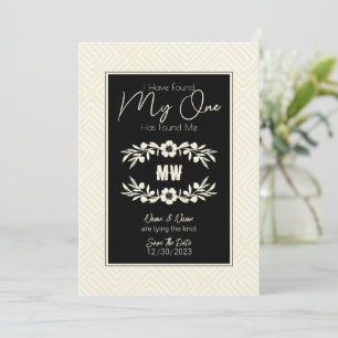 Save The Date J'ai trouvé MON SEUL Mariage Tribal Africain