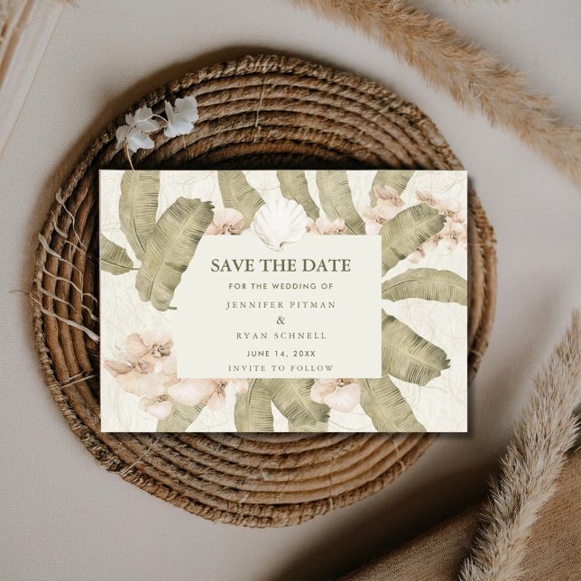 Save The Date Jardin Botanique Photo Mariage (Créateur téléchargé)