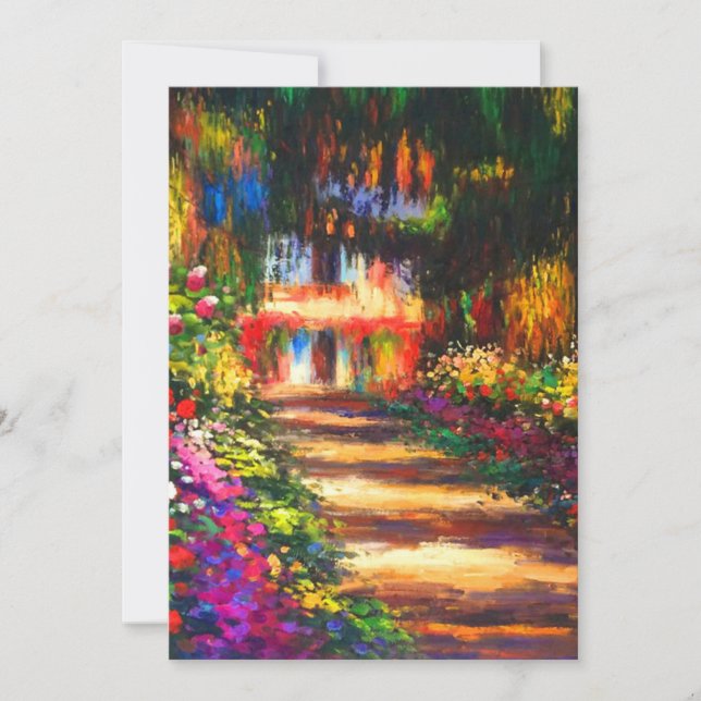 Save The Date Jardin du Monet à Giverny (Devant)