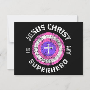 Save The Date Jésus Christ est mon super-héros Jésus