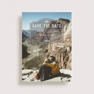 Save The Date Jeune Amour par Origami Imprimés Enregistrer la da