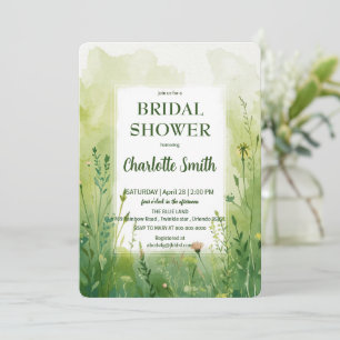 Save The Date Joli bouquet de fleurs sauvages et de fleurs de pr