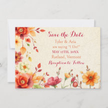 Joli Mariage élégant d'automne