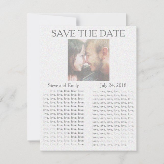 Save The Date Journal "Enregistrer la date" (Devant)