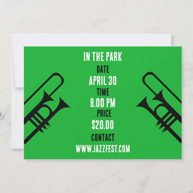 Save The Date Journée internationale du jazz 30 avril (Dos)