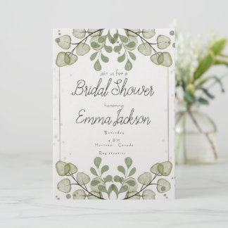 Save The Date Journée spéciale de la douche nuptiale