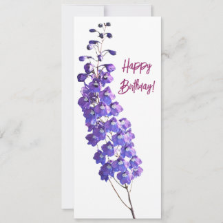 Save The Date Joyeux anniversaire joli fleurs violettes simples 