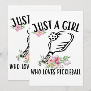 Save The Date Juste une fille qui adore Pickleball