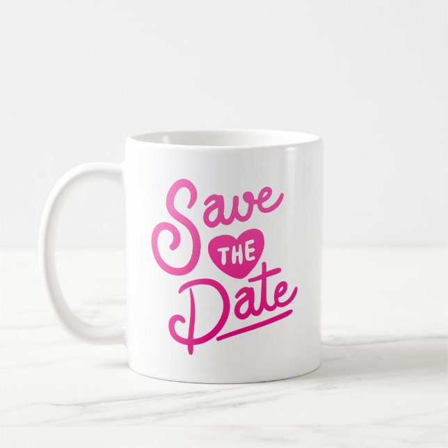 Save the Date Kaffeetasse (Links)
