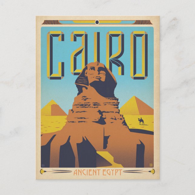 Save The Date | Kairo, Ägypten Ankündigungspostkarte (Vorderseite)