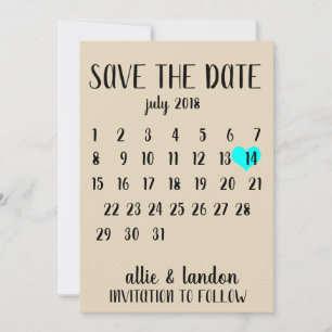 Save the Date Kalender