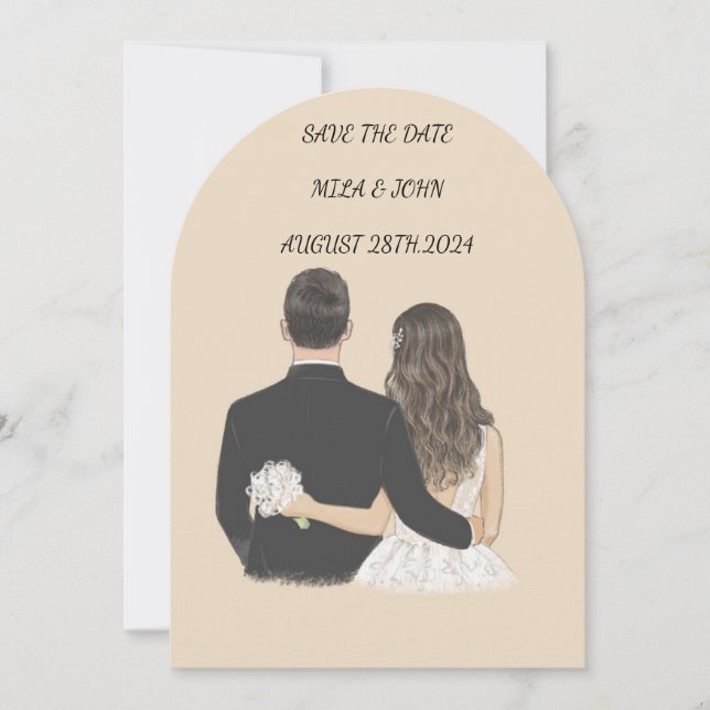 SAVE THE DATE KARTE (Vorderseite)